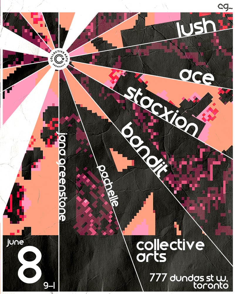 Common Ground x Collective Arts: Lush, Ace, StacXion, Bandit - フライヤー表
