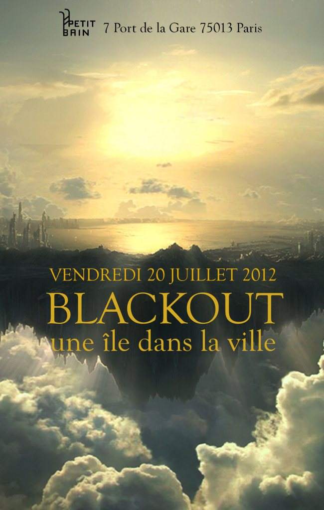 Blackout 'Une Ile Dans la Ville !' Nox, Phil Dark, Chris Alter, Paul Castel, Zero Zero - Página frontal