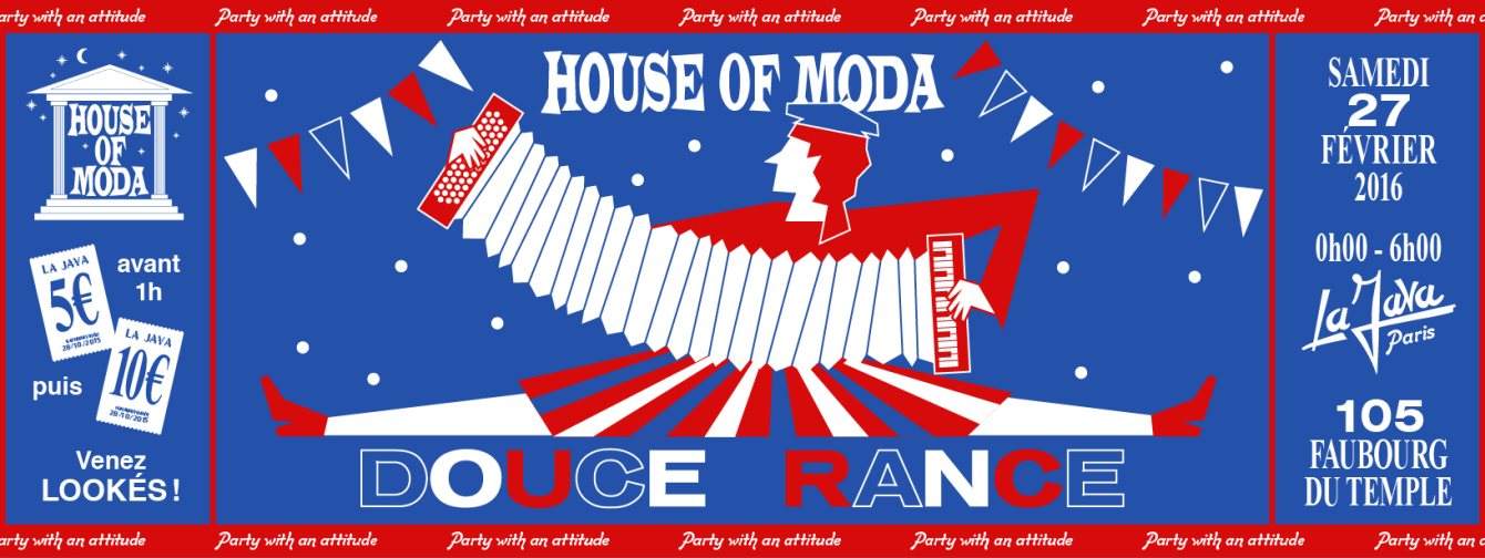 House Of Moda Douce Rance with Tomas More, Rag, Crame & Reno - フライヤー表