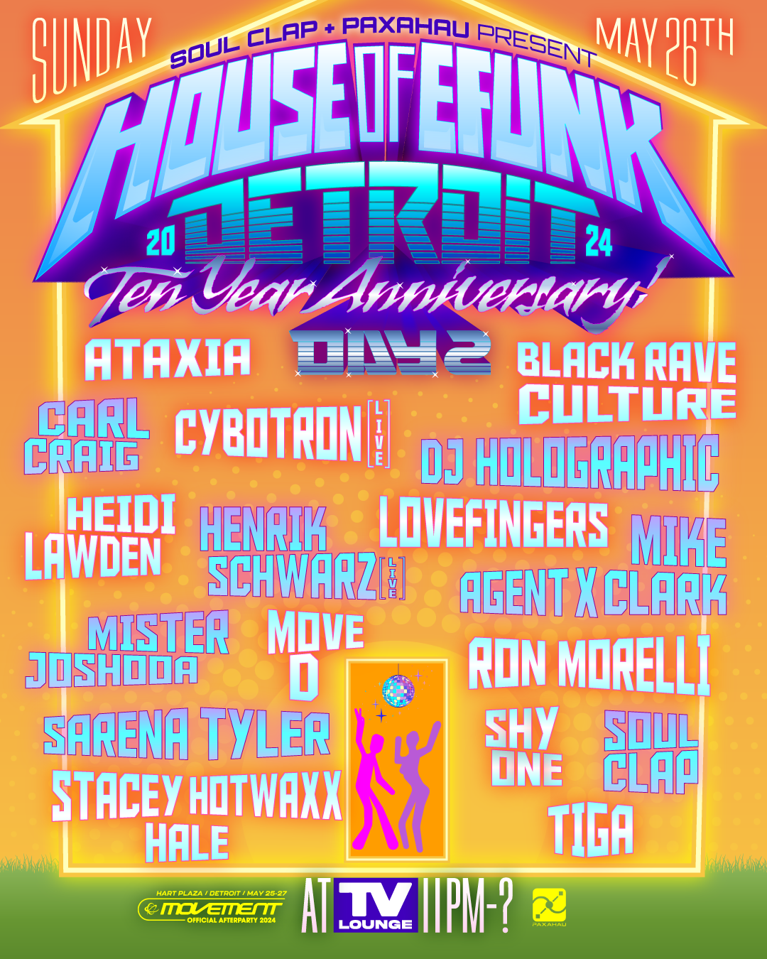 Soul Clap's House of EFUNK Detroit 10 Year Anniversary (Day 2) at TV
