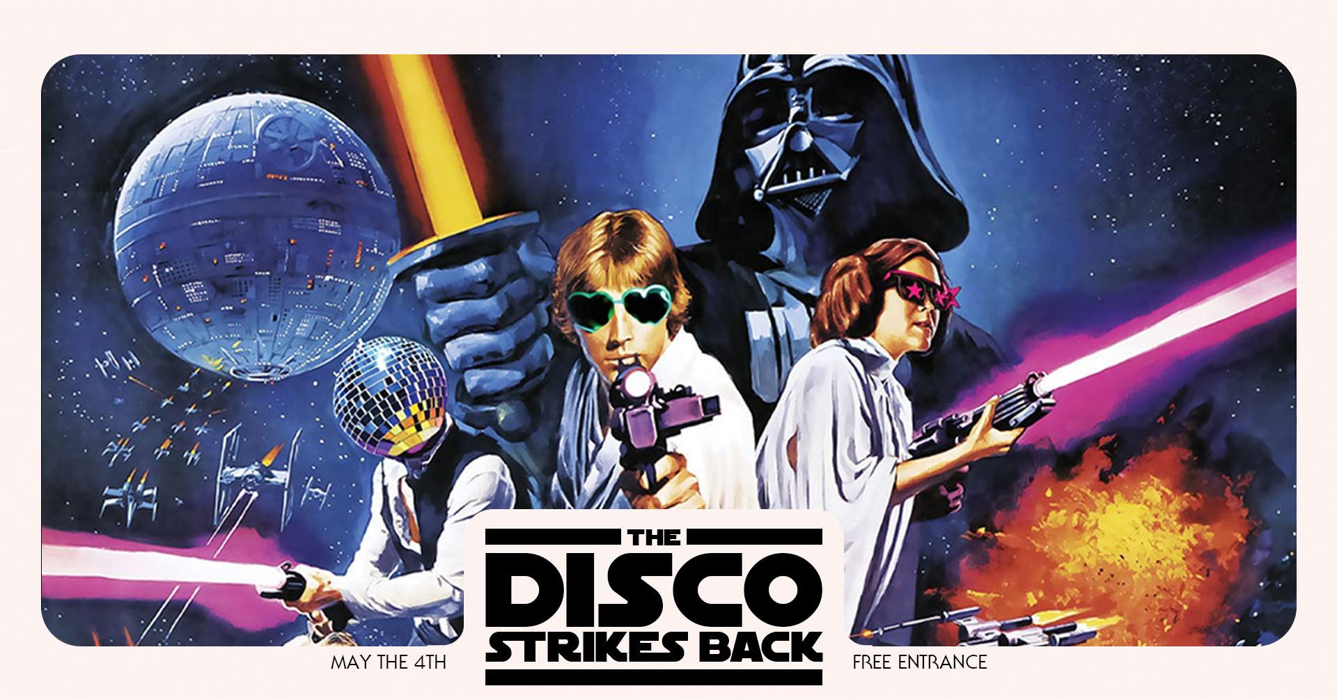 The Disco Strikes Back - フライヤー表