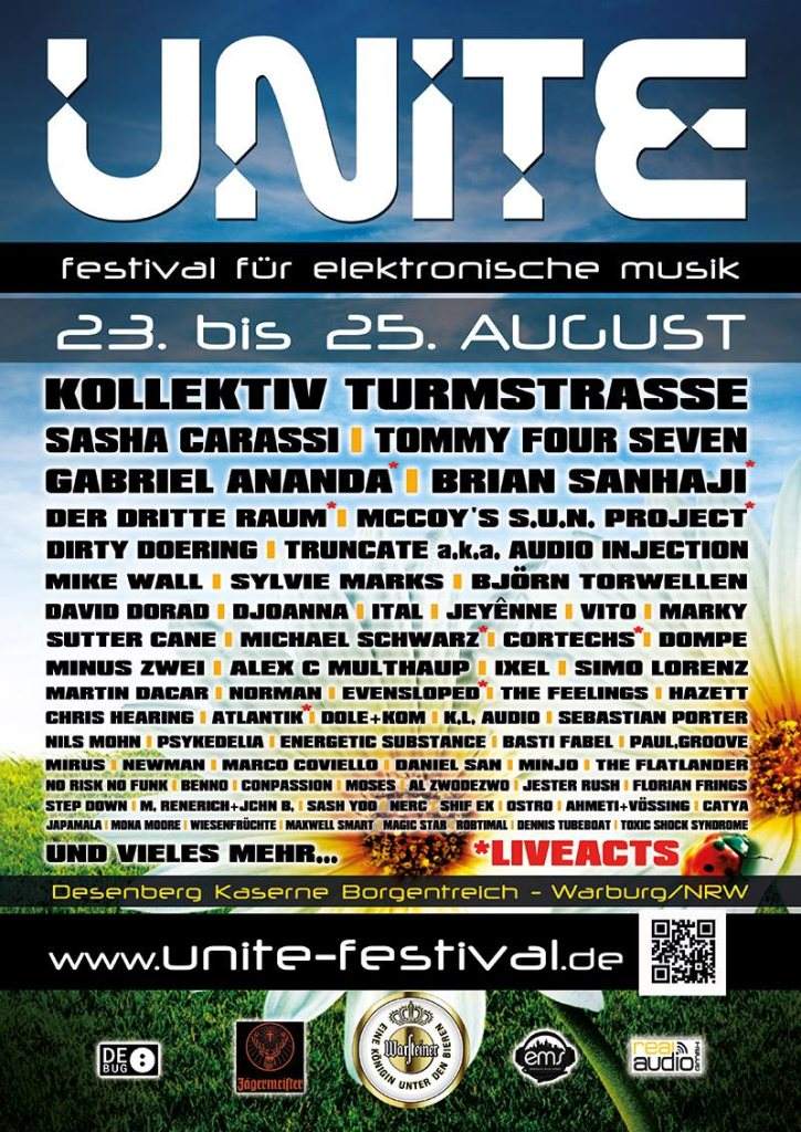 Unite Festival 2013 - フライヤー表