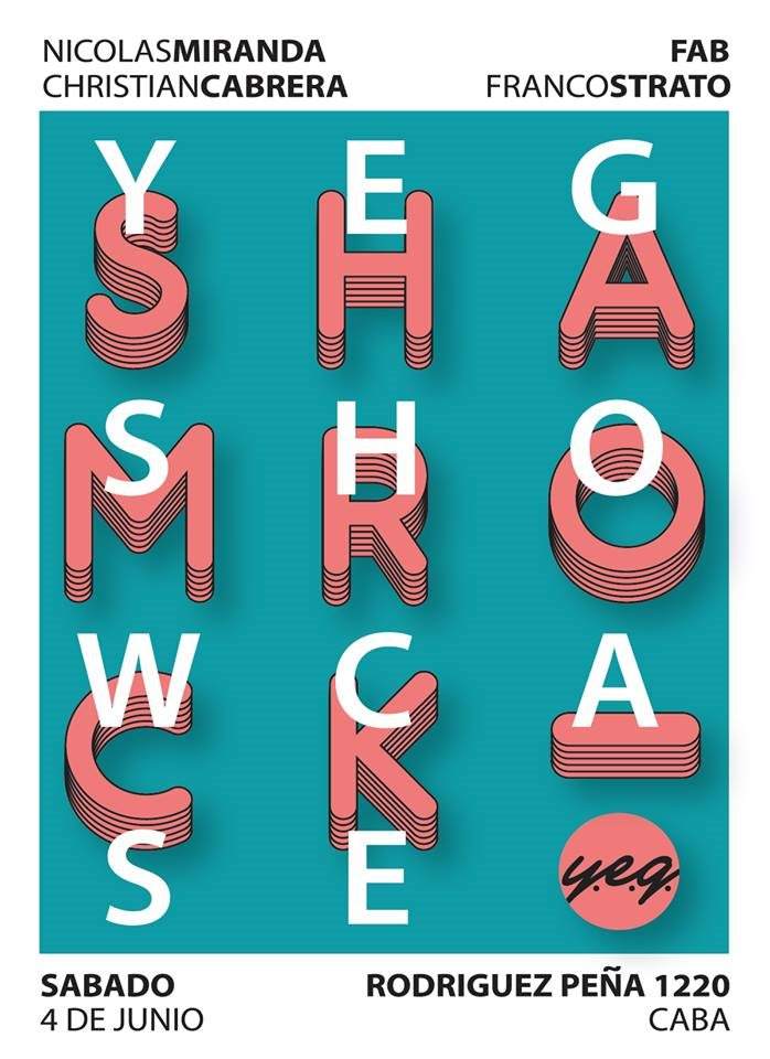 Y.E.G. Showcase - フライヤー表