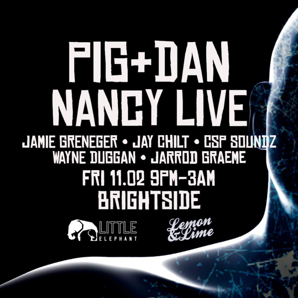 Pig & Dan and Nancy Live - Página trasera