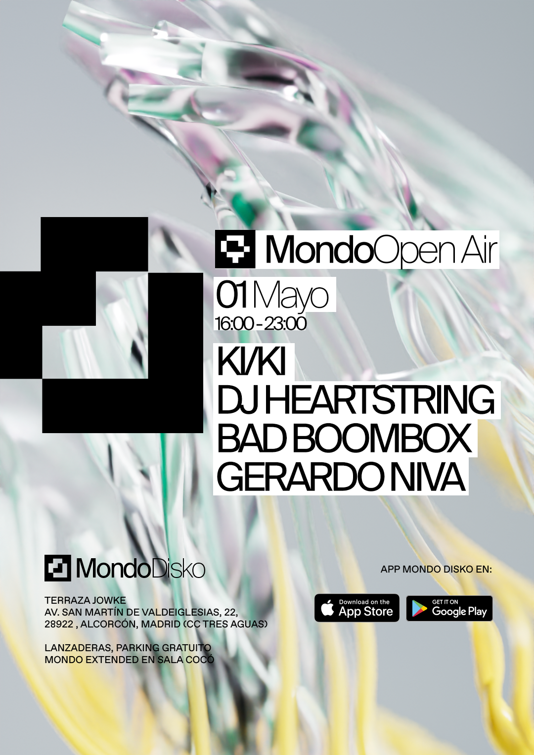 OPEN AIR #01: KI/KI / DJ Heartstring / Bad Boombox / Gerardo Niva - Página frontal