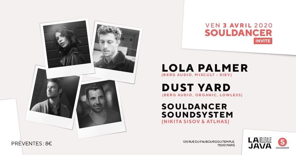 Souldancer Invite Lola Palmer - Página frontal