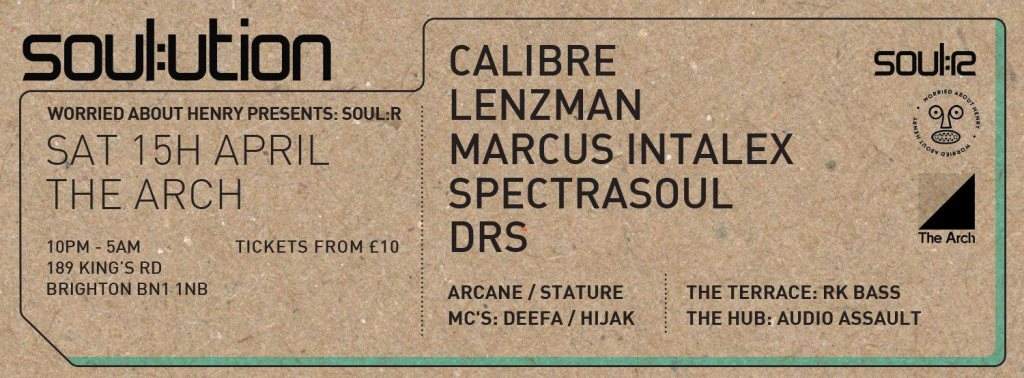 Calibre/ Lenzman/ Marcus Intalex/ Spectrasoul/ DRS - フライヤー表