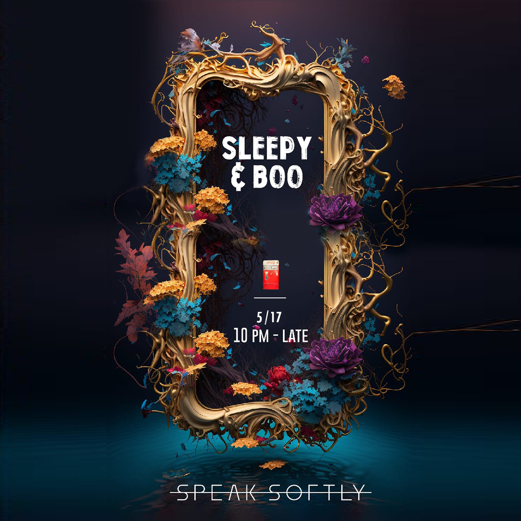 Sleepy & Boo - All-night set at Speak Softly - フライヤー表