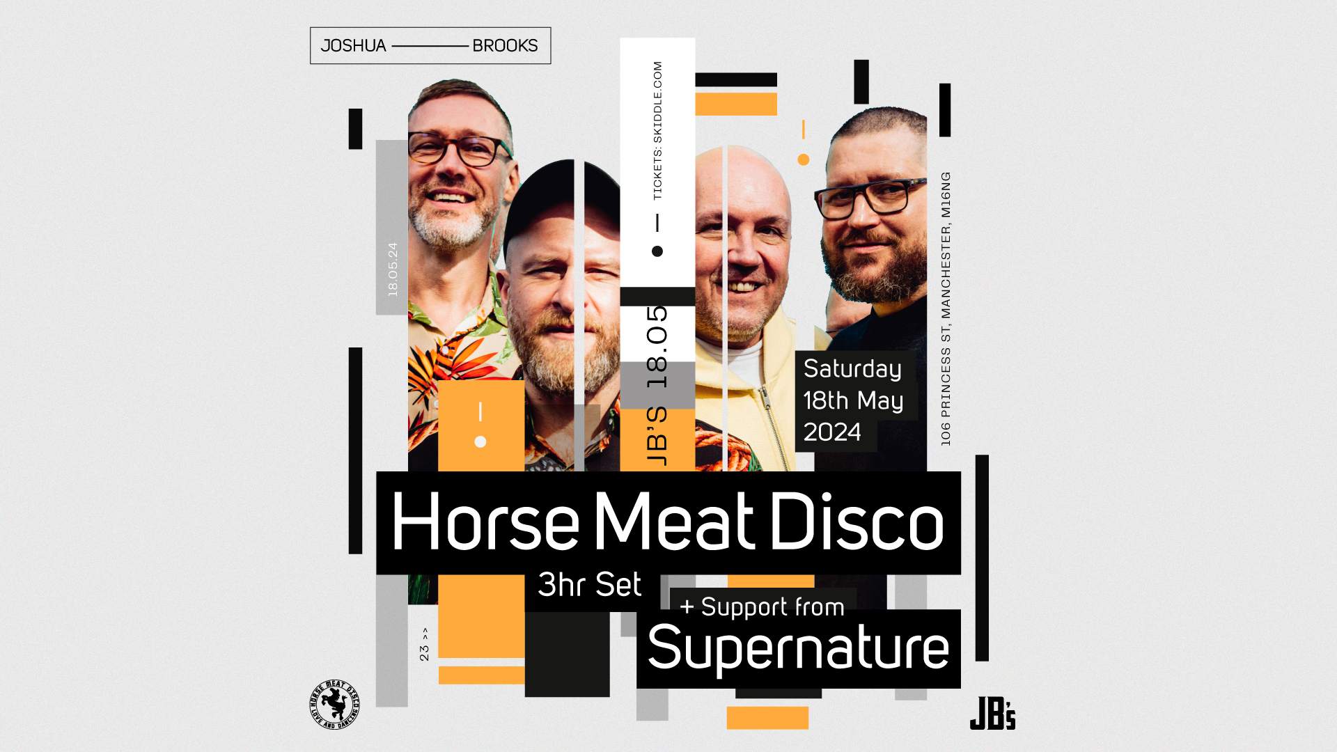 Horse Meat Disco 3-Hour Set - フライヤー裏