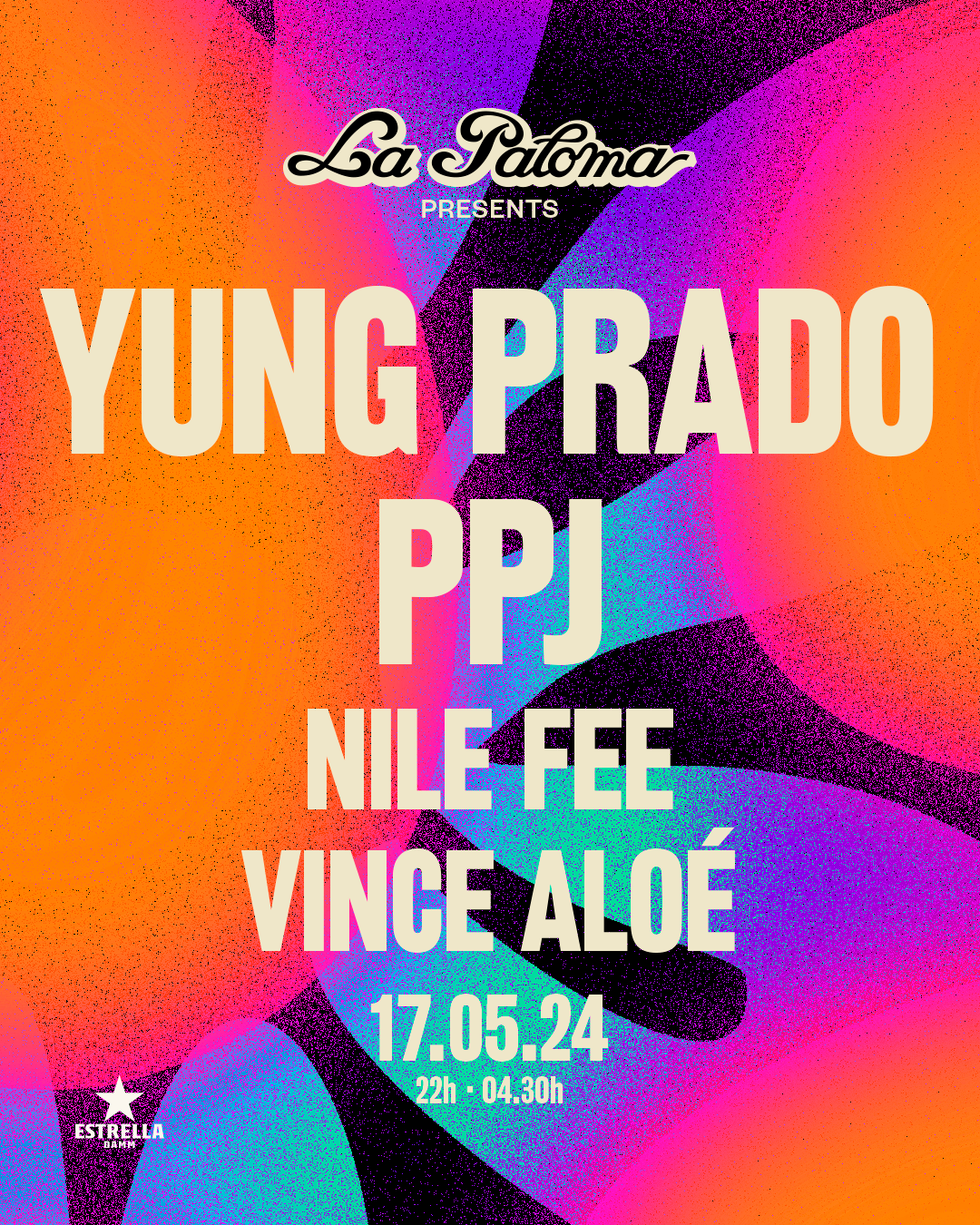 La Paloma presents: Yung Prado + PPJ + Nile Fee - Página trasera