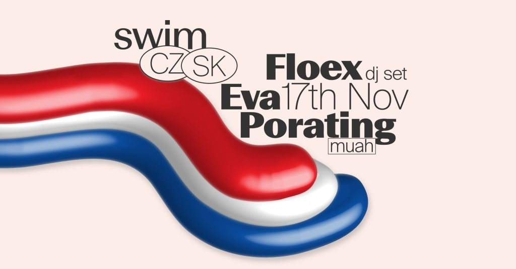 Swim CZ/SK ~ Floex (DJ set) Eva Porating - Página frontal