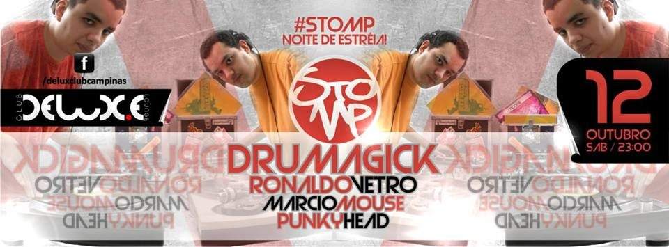 Stomp com Drumagick (Estréia) Club - Página frontal