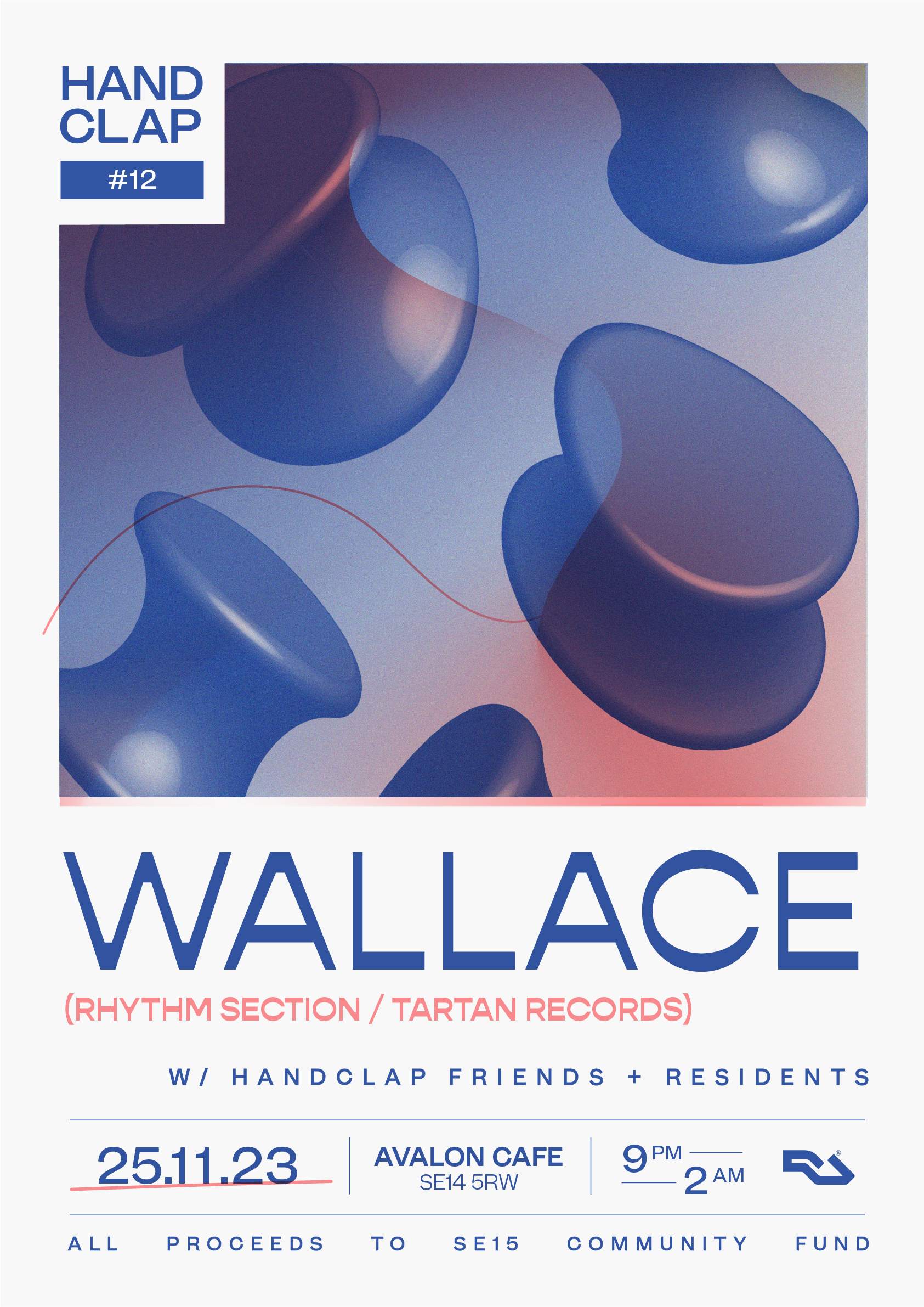 Handclap #12 with Wallace at Avalon Cafe Bermondsey, London