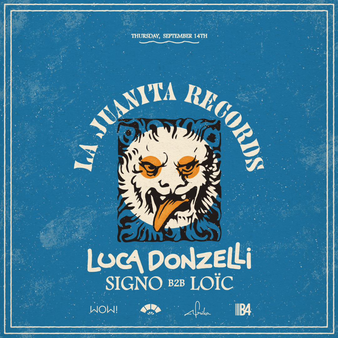 La Juanita Records @ Afrika Club feat. Luca Donzelli - 14/09/2023 - Página frontal