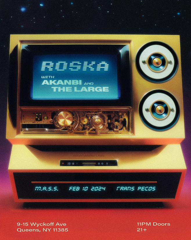MASS presents Roska, Akanbi, The Large - フライヤー表