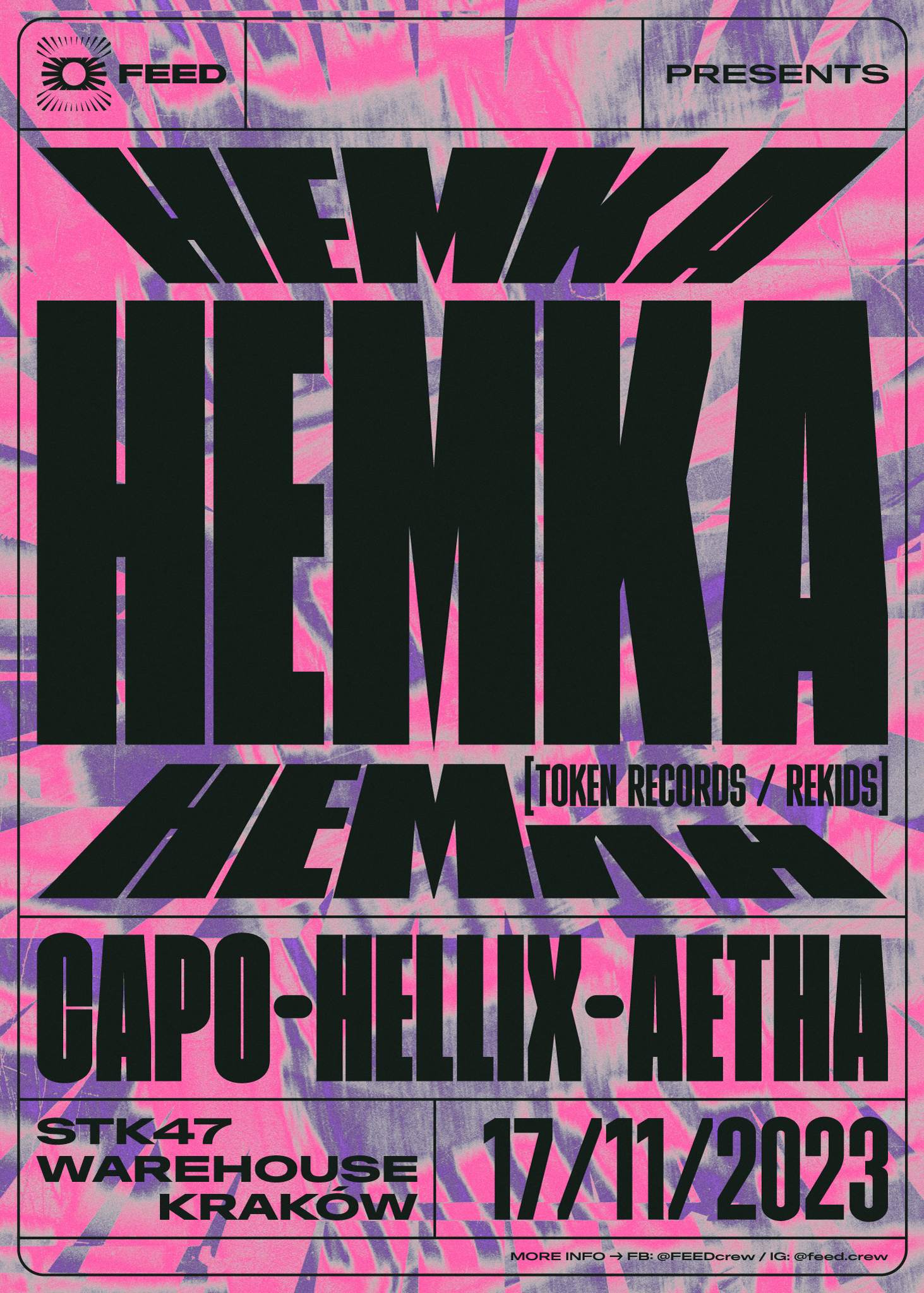 FEED #03 with Hemka (Token Records/Rekids) - Página frontal