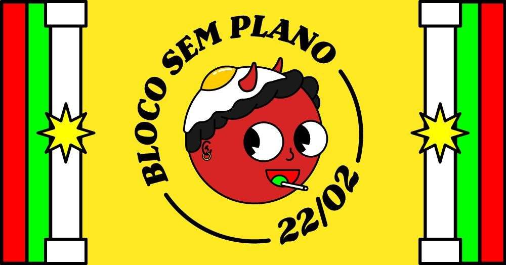 Bloco SEM Plano c/ Supervão (Live) - フライヤー表