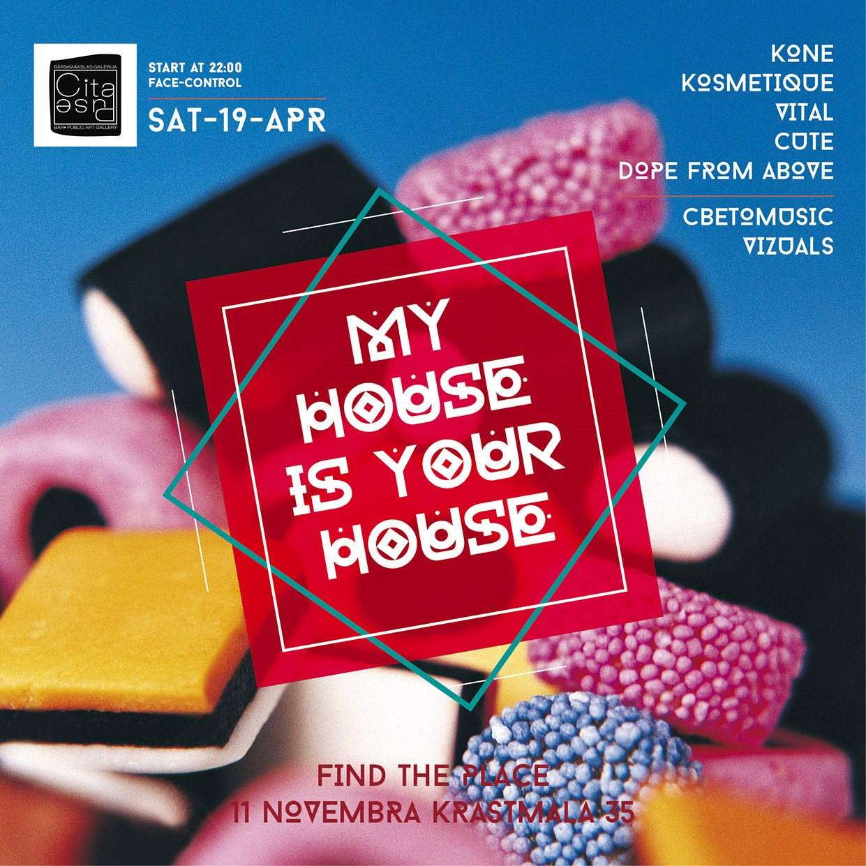 My House Is Your House - フライヤー裏