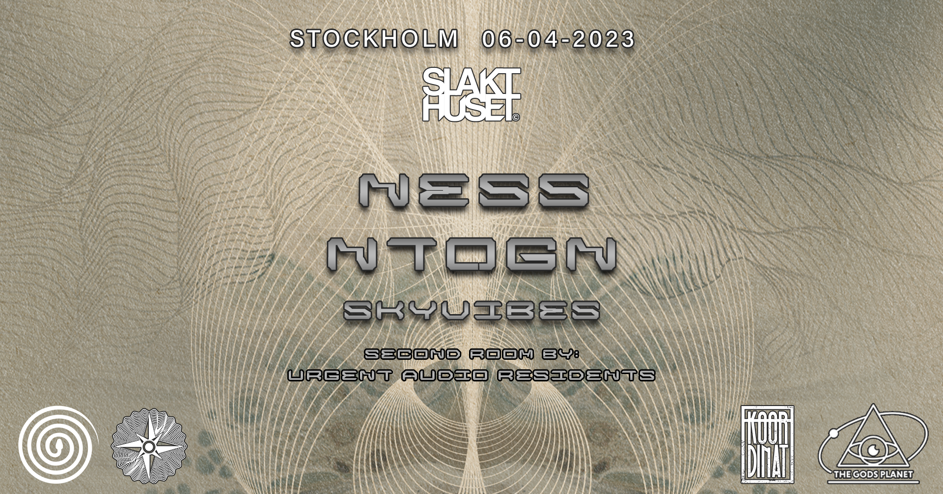 Koordinat with Ness - Ntogn - SkyVibes - フライヤー裏