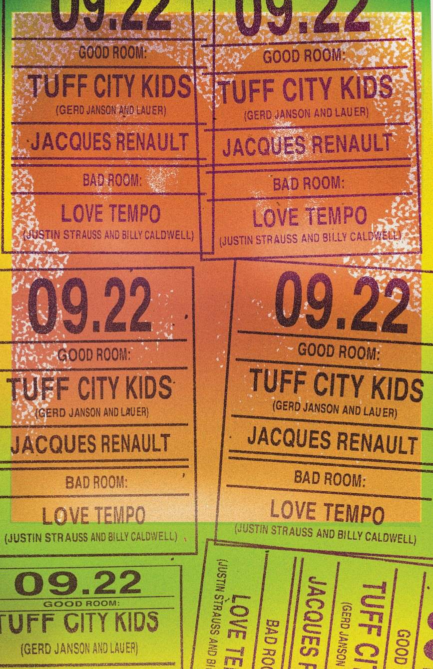 Tuff City Kids (Gerd Janson & Lauer) and Jacques Renault Plus Love Tempo in the Bad Room - Página frontal