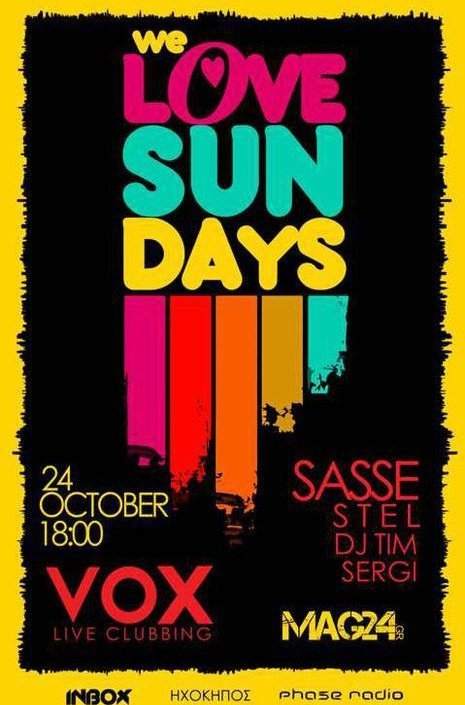 We Love Sundays Guest :sasse - Página frontal