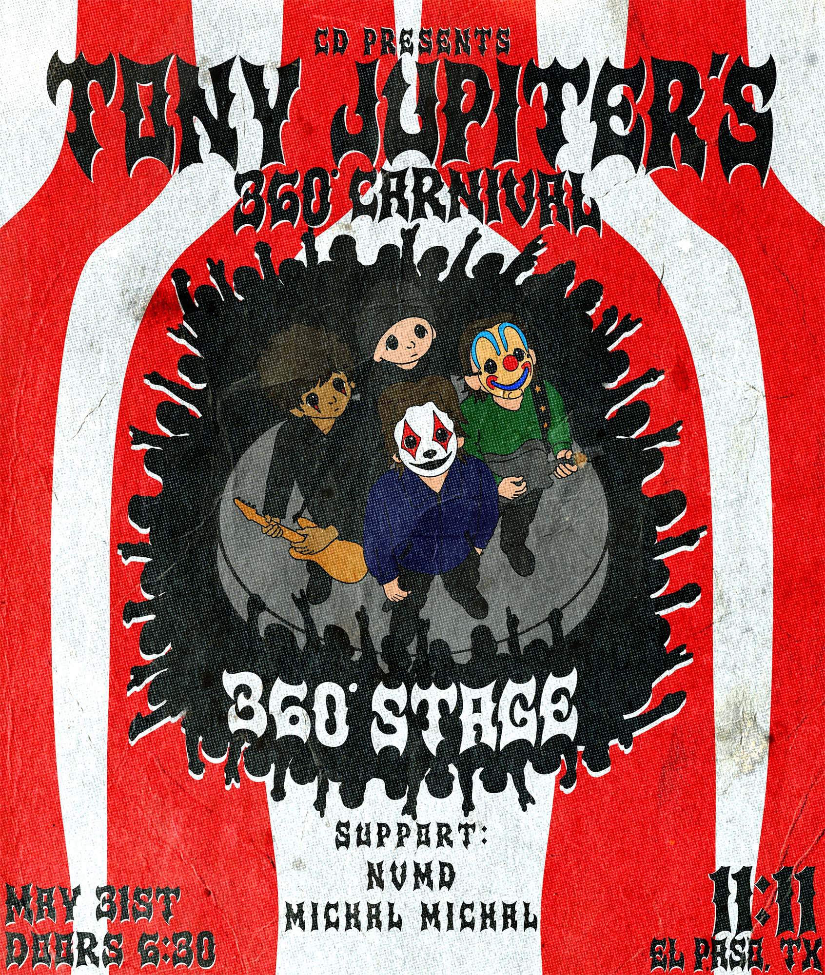 CD presents: Tony Jupiter's 360 Carnival at 11:11 Eptx, El Paso
