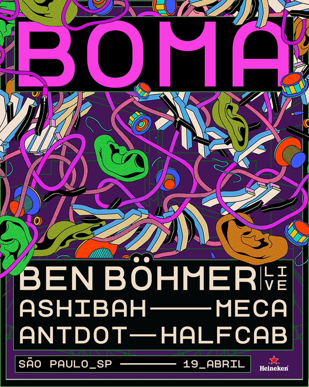 BOMA PRESENTS: Ben Böhmer [LIVE] - フライヤー表