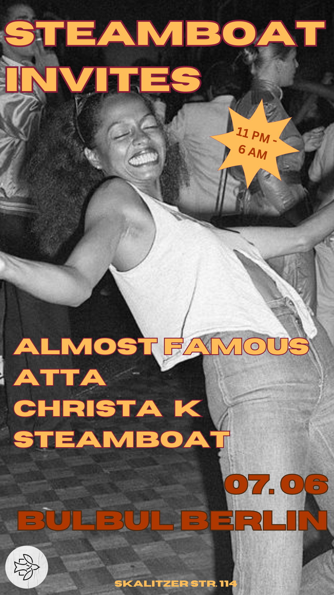 Steamboat invites: Almost Famous, ATTA, Christa K, Steamboat - Página frontal