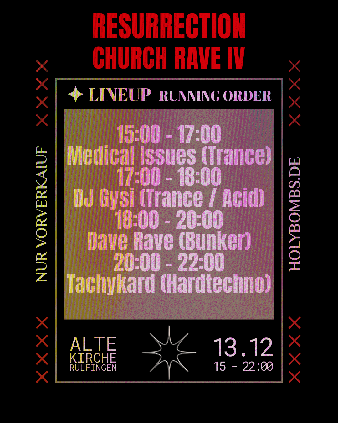 Resurrection Church Rave + Afterparty at Alte Kirche Rulfingen, Baden ...