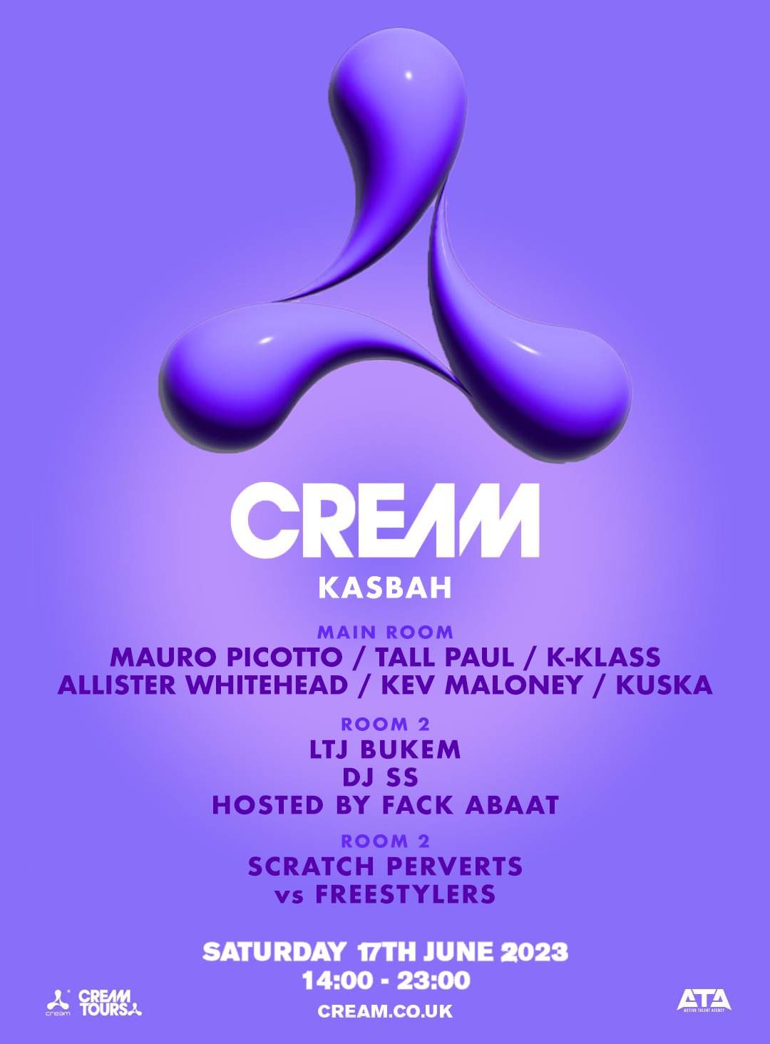 Cream presents - Página frontal