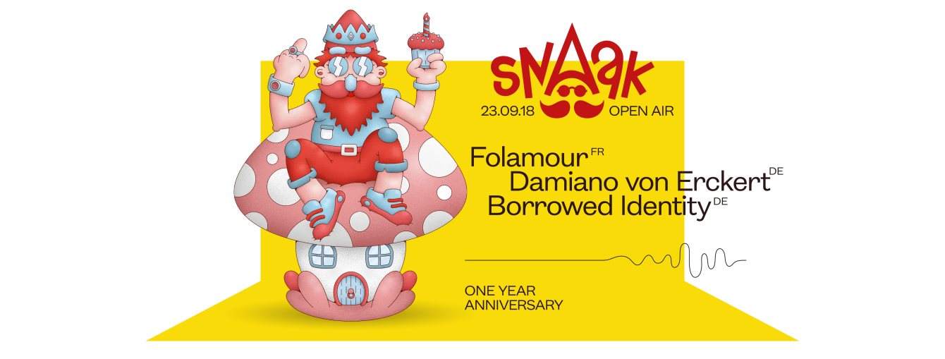 Snaak Open Air - 1 Year Anniversary - フライヤー表