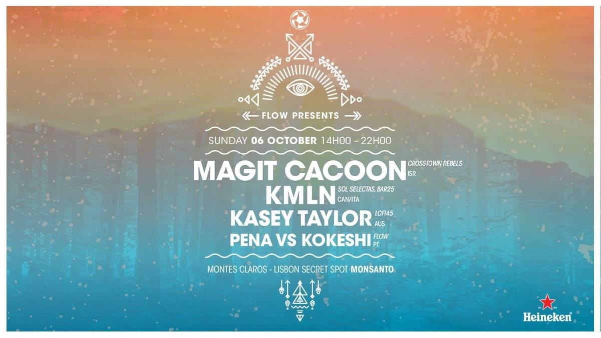 Flow presents Magit Cacoon, KMLN - フライヤー表