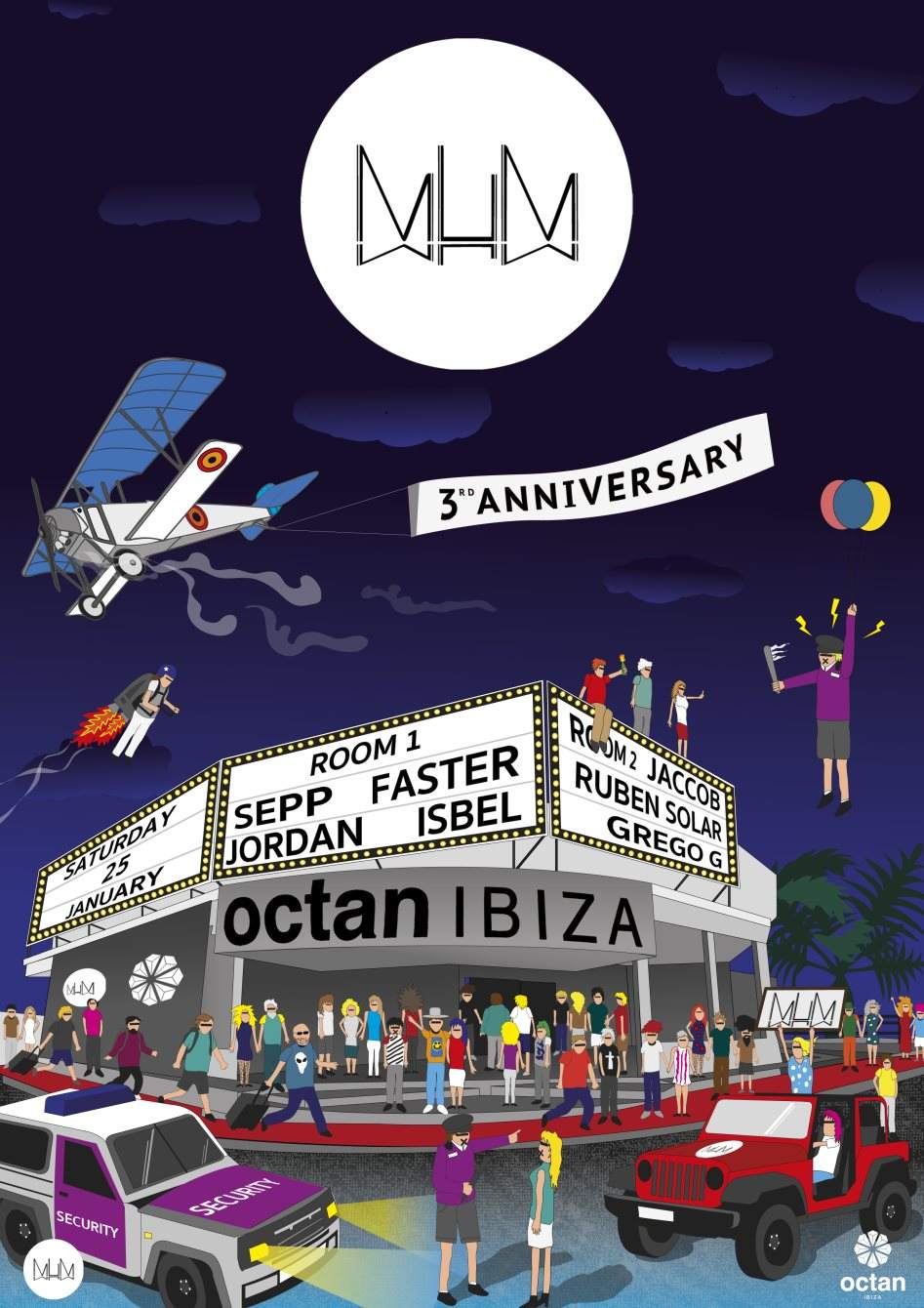 MuM 3* Anniversary - フライヤー表