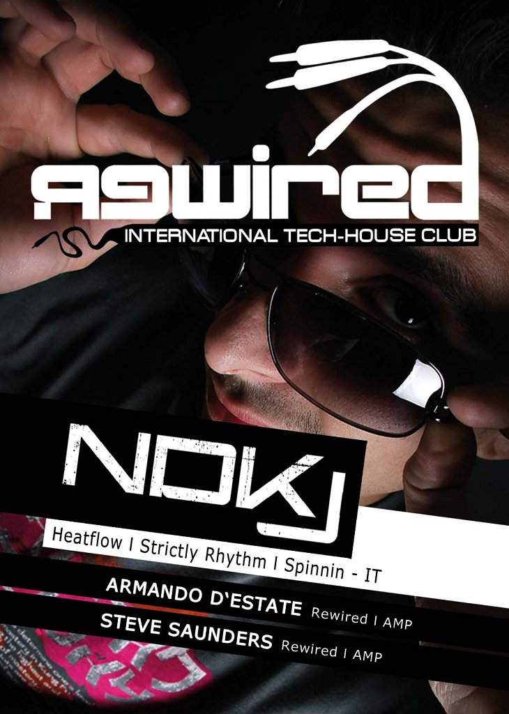 Rewired - International Tech House Club feat Ndkj - Página frontal