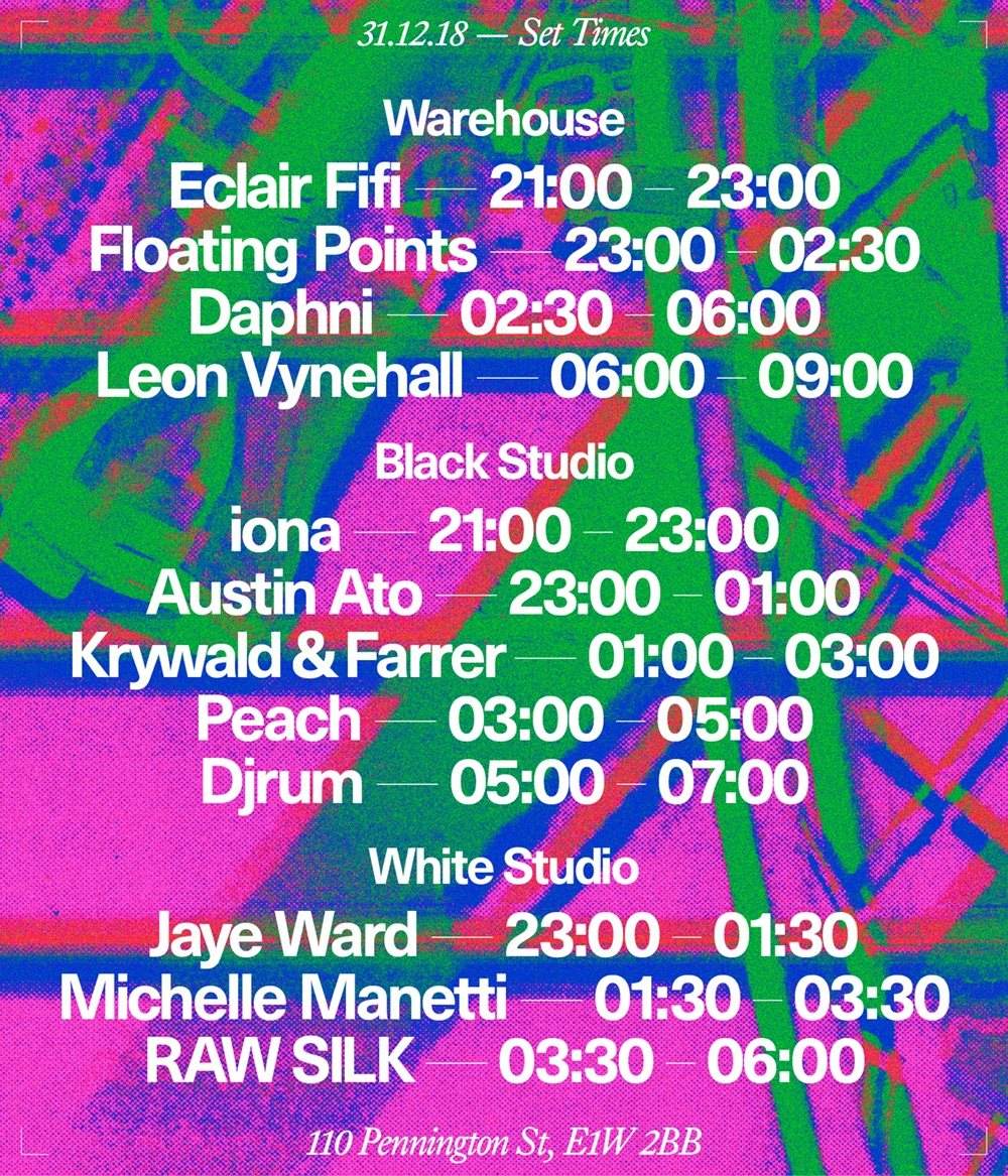 E1 & Percolate: New Year's Eve at E1, London