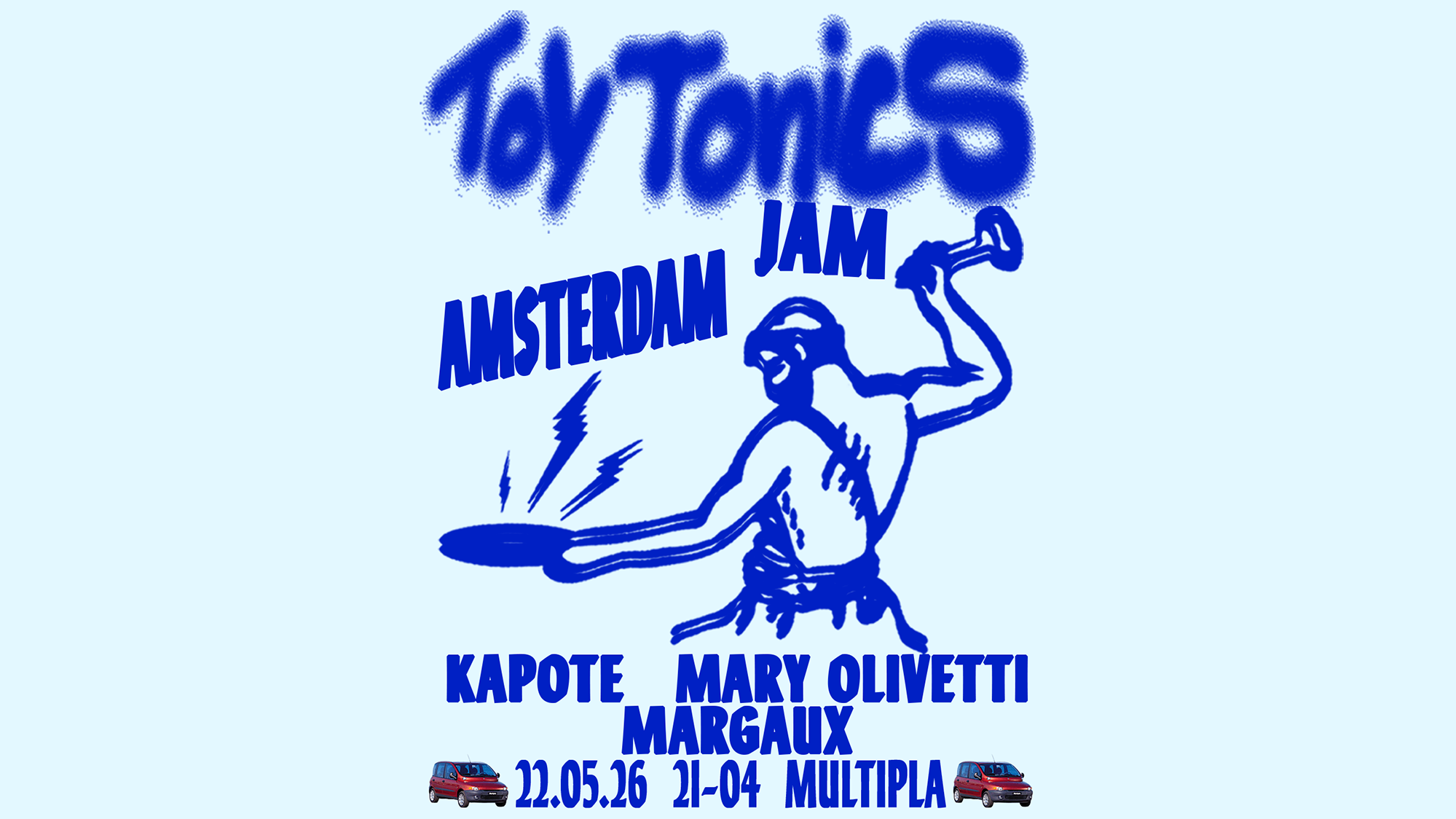 Toy Tonics Jam at Bar Dancing Multipla, Amsterdam