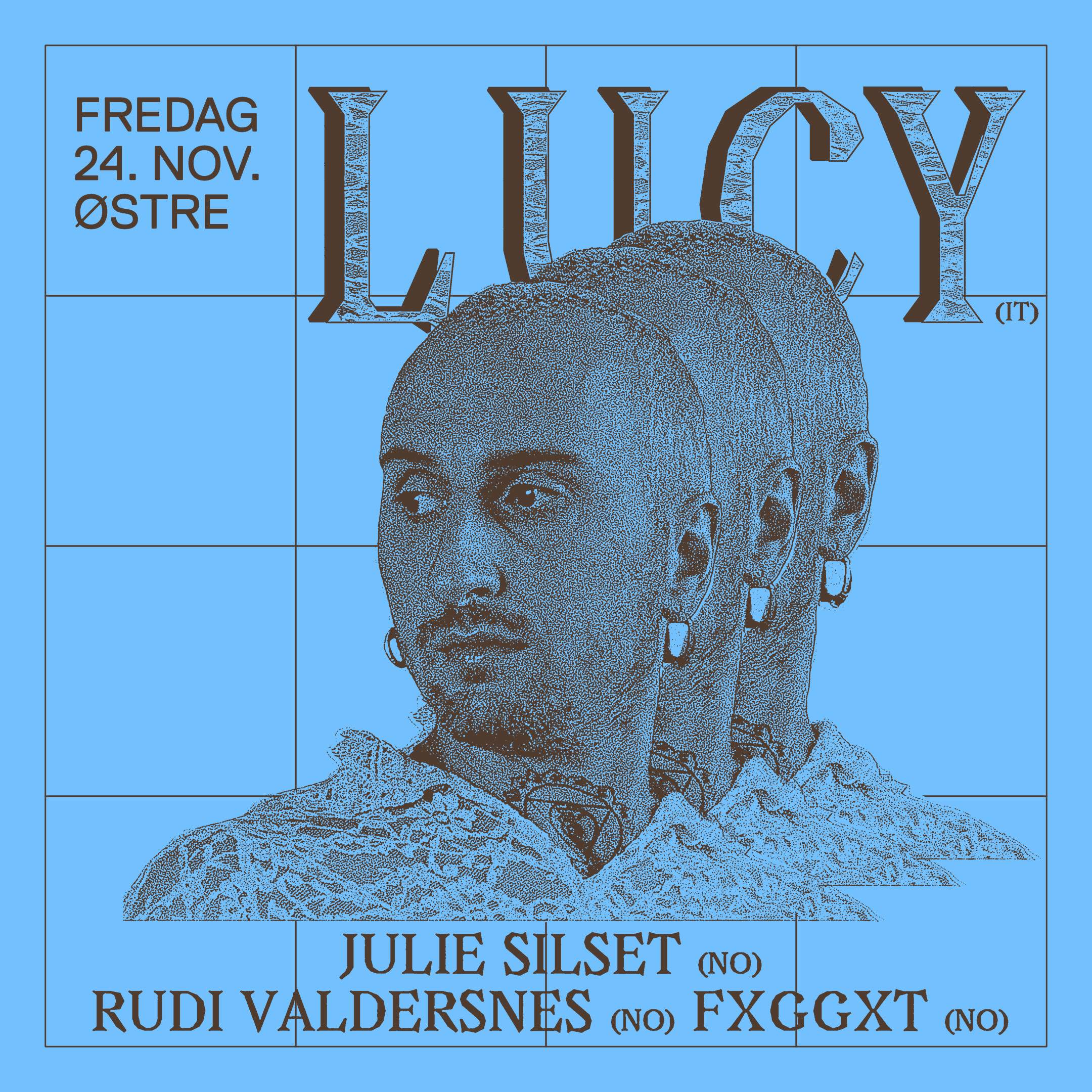 Ekko x Ideophone pres: Lucy, fxggxt, Julie Silset, Rudi Valdersnes - フライヤー表