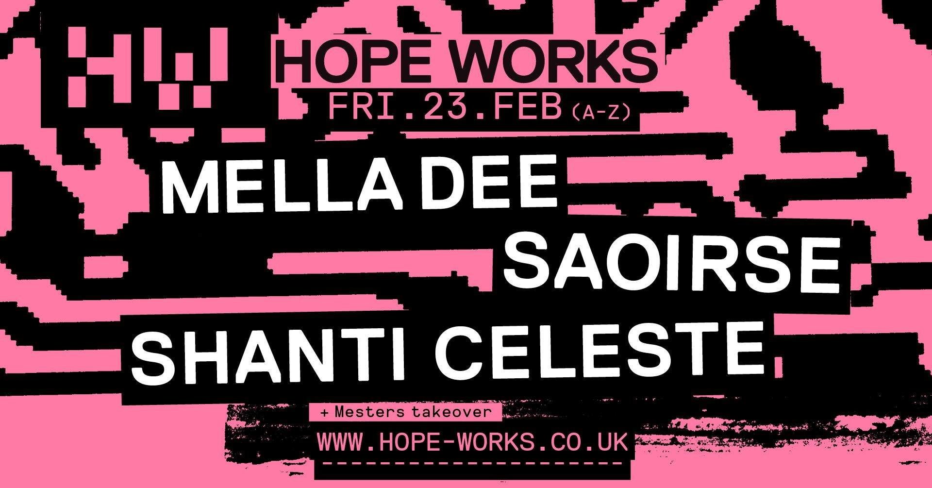 Hope Works: Shanti Celeste, Saoirse, Mella Dee + more - Página trasera