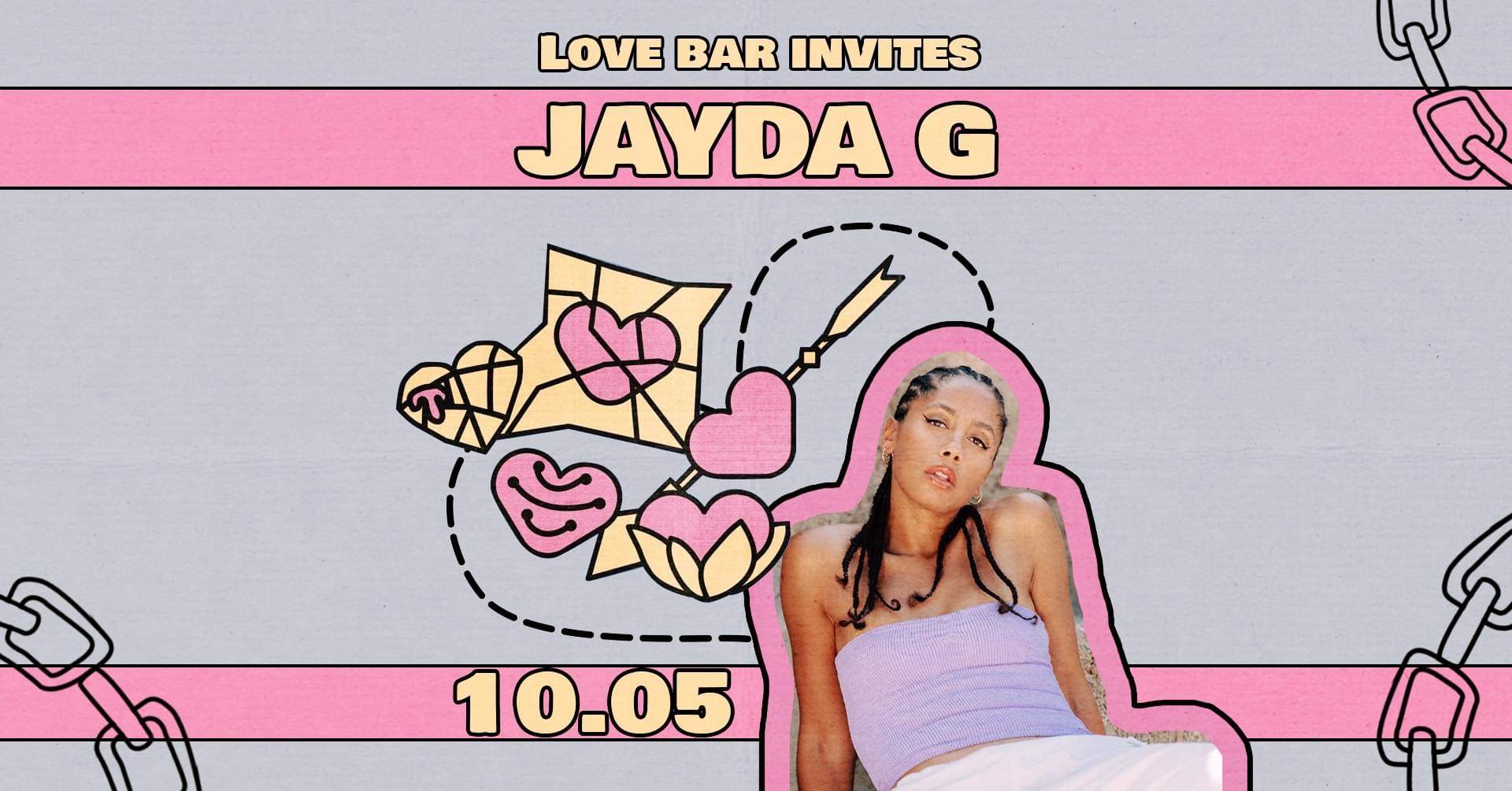LOVEBAR: Jayda G - フライヤー表