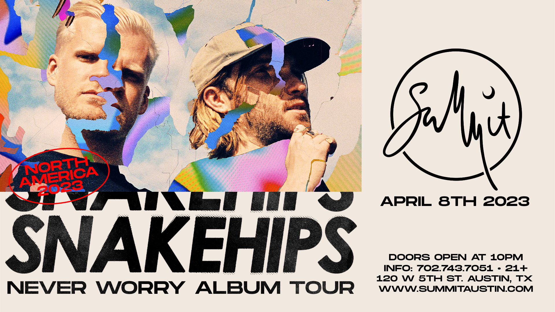 SNAKEHIPS at Summit, Austin
