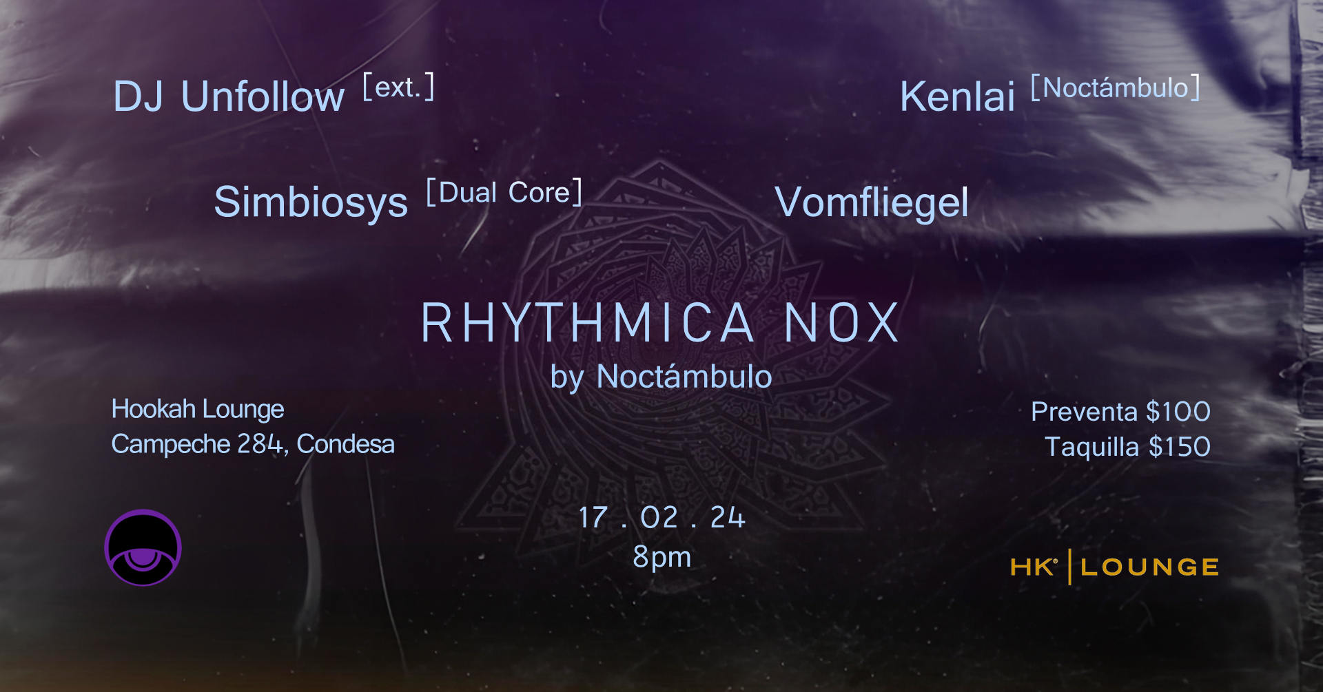 Rhythmica Nox - Página trasera