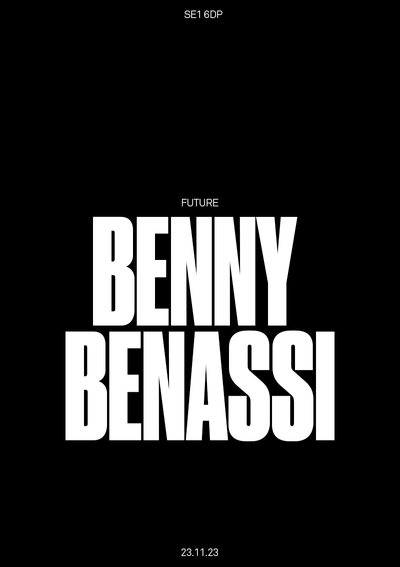 FUTURE presents Benny Benassi - Página frontal
