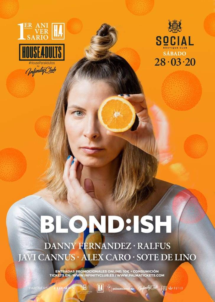 Blond:ish • House4adults en Social Club Mallorca - Página frontal