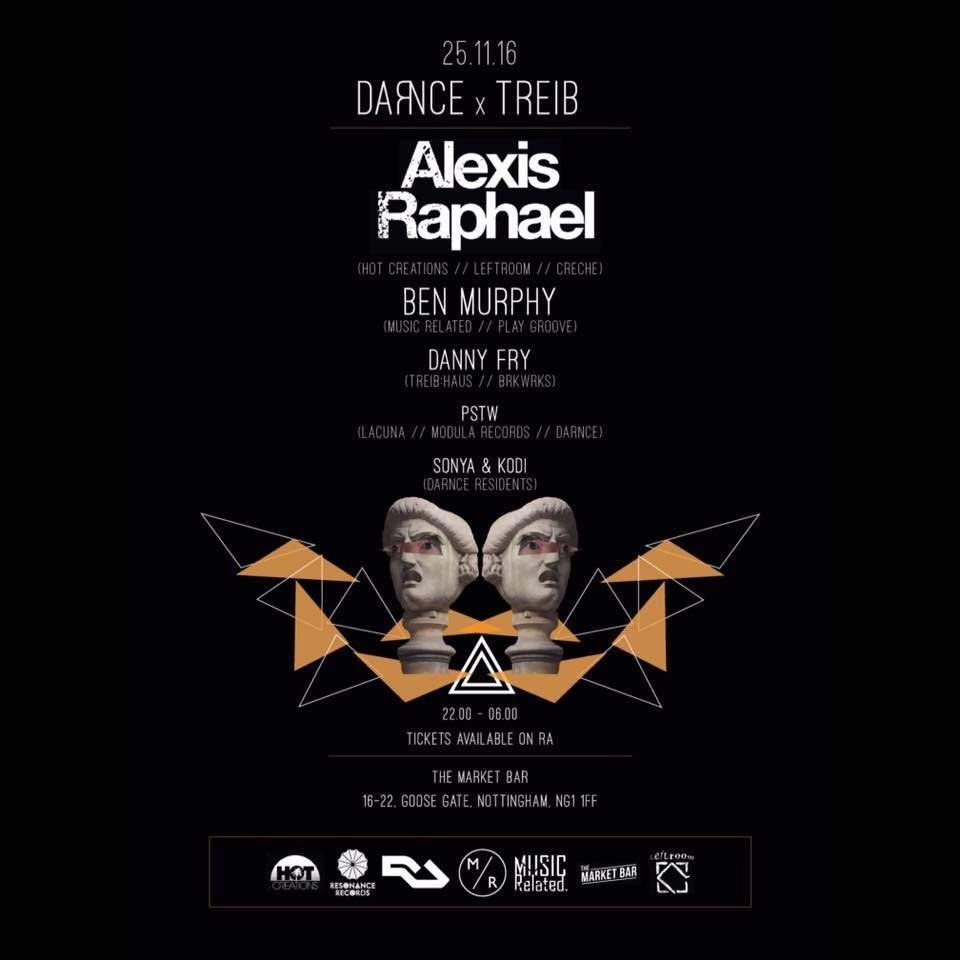 Darnce x Treib presents Alexis Raphael and Guests - Página trasera