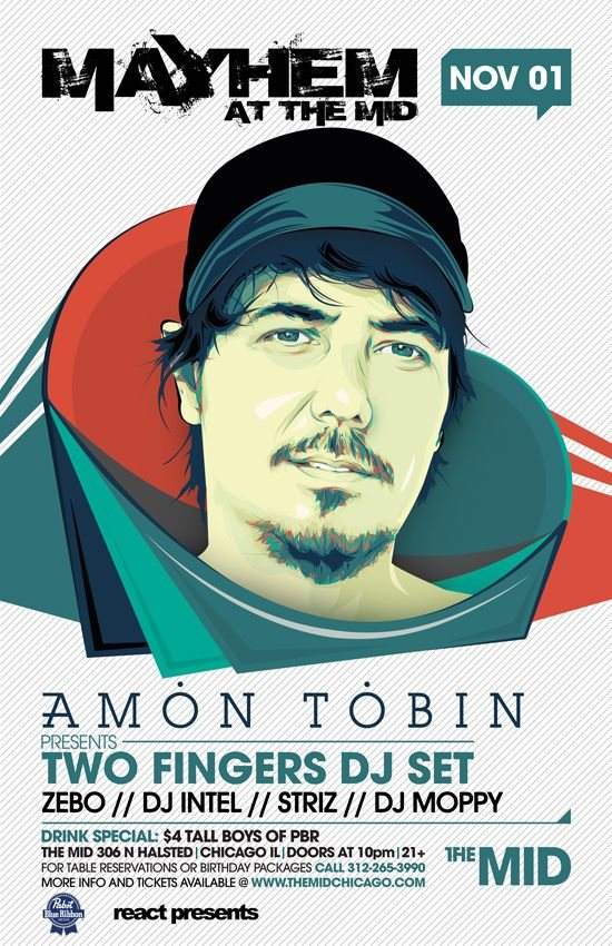 Amon Tobin [ Ninjatune ] presents Two Fingers (DJ SET)  - Página frontal