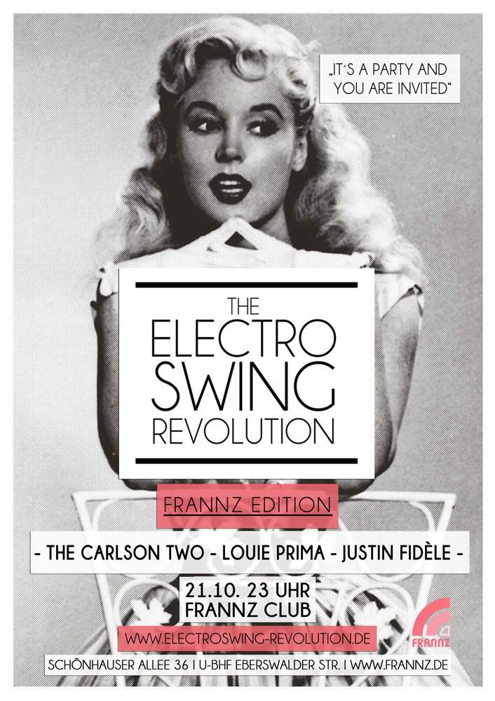 Electro Swing Revolution - フライヤー表