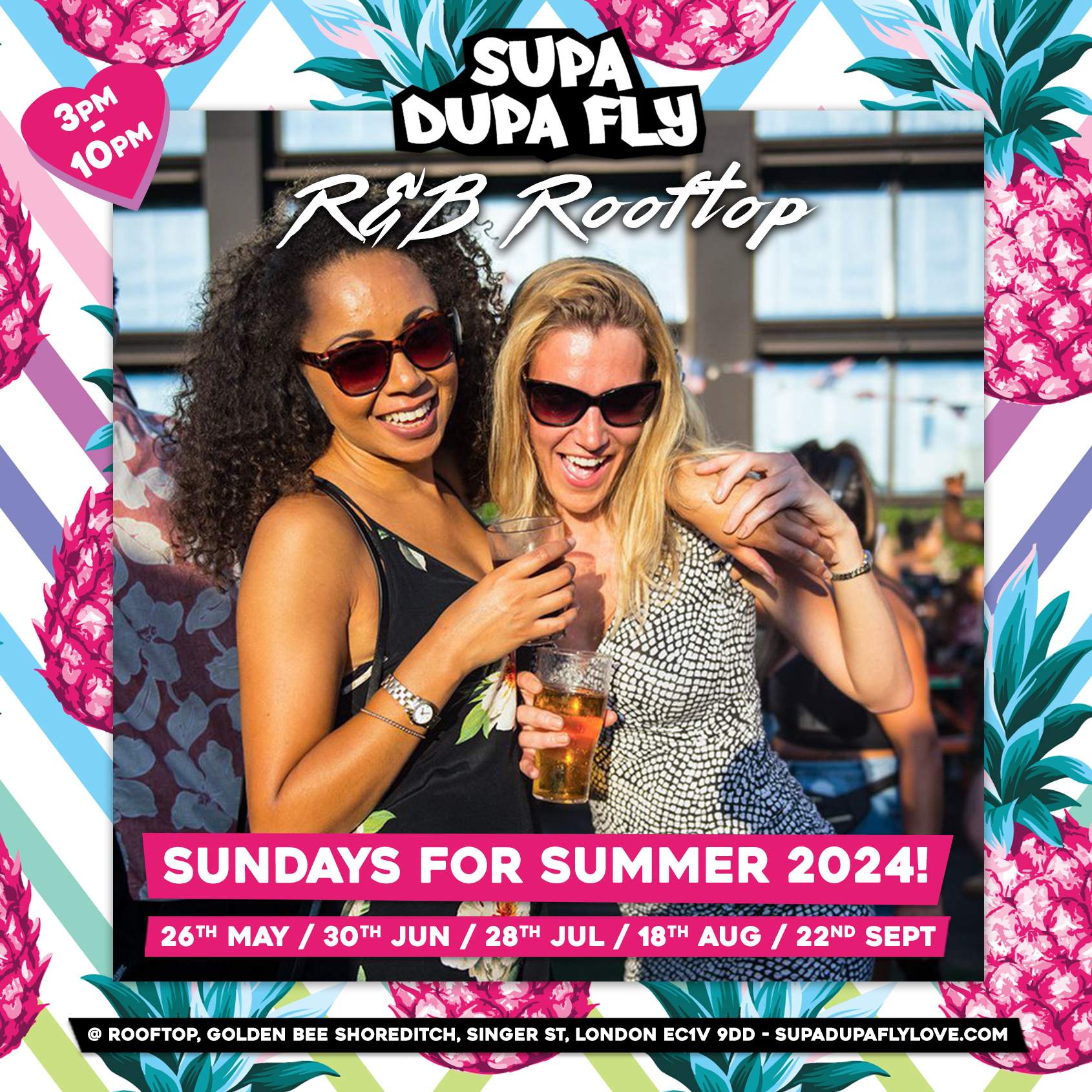 Supa Dupa Fly: R&B ROOFTOP SHOREDITCH - フライヤー裏