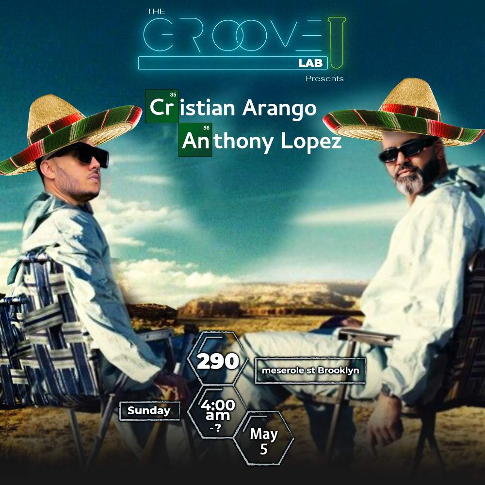The Groove Lab Sunday Morning - Cristian Arango - Anthony Lopez - フライヤー裏