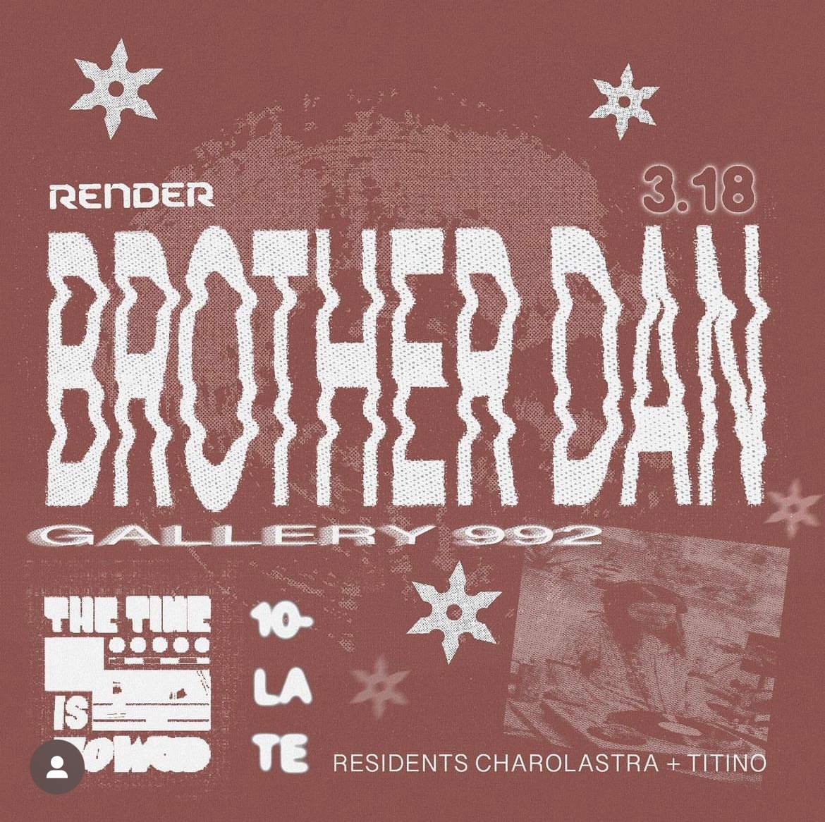 Render// Brother Dan, Charolastra, Titino - Página frontal