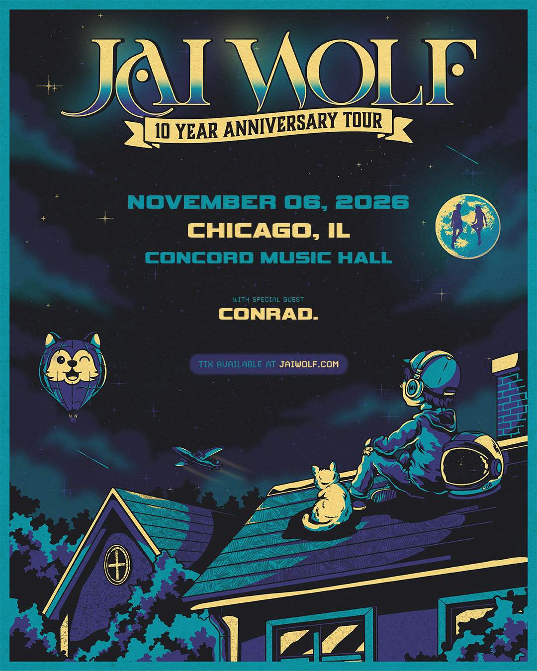 Jai Wolf (10 Year Anniversary Tour) at Concord Music Hall, Chicago